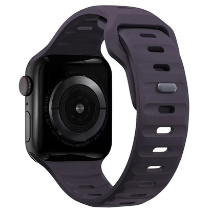 KALEBOL For Apple Watch 10 46mm / Ultra 2 / Ultra 49mm / 9 8 7 45mm / SE (2023) SE (2022) SE 6 5 4 44mm / 3 2 1 42mm Silicone Watch Band
