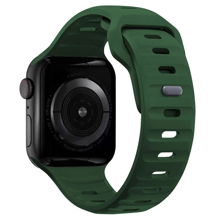 KALEBOL For Apple Watch 10 46mm / Ultra 2 / Ultra 49mm / 9 8 7 45mm / SE (2023) SE (2022) SE 6 5 4 44mm / 3 2 1 42mm Silicone Watch Band