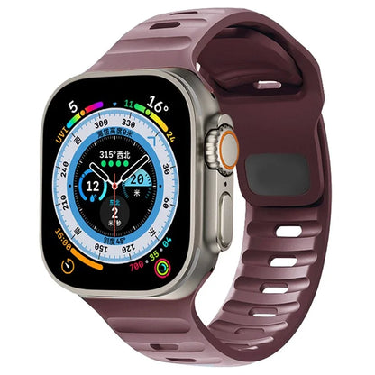 KALEBOL For Apple Watch 10 46mm / Ultra 2 / Ultra 49mm / 9 8 7 45mm / SE (2023) SE (2022) SE 6 5 4 44mm / 3 2 1 42mm Silicone Watch Band