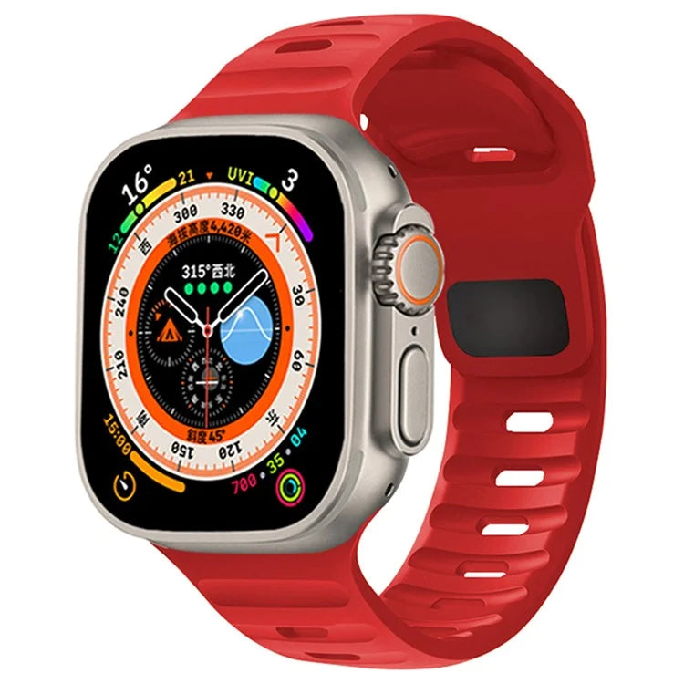 KALEBOL For Apple Watch Series 10 42mm / 9 8 7 41mm / SE (2023) SE (2022) SE 6 5 4 40mm / 3 2 1 38mm Watch Band Sports Silicone Strap