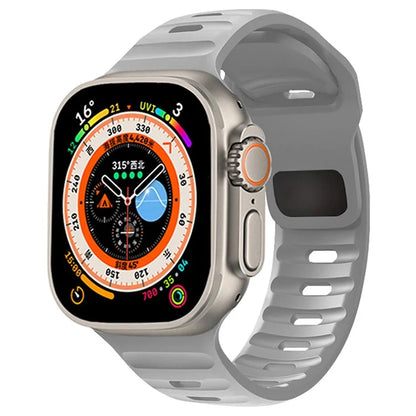KALEBOL For Apple Watch Series 10 42mm / 9 8 7 41mm / SE (2023) SE (2022) SE 6 5 4 40mm / 3 2 1 38mm Watch Band Sports Silicone Strap