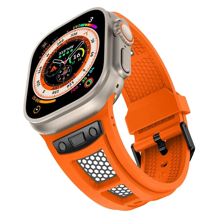 KALEBOL For Apple Watch 10 46mm / Ultra 2 / Ultra 49mm / 9 8 7 45mm / SE (2023) SE (2022) SE 6 5 4 44mm / 3 2 1 42mm Honeycomb Watch Band