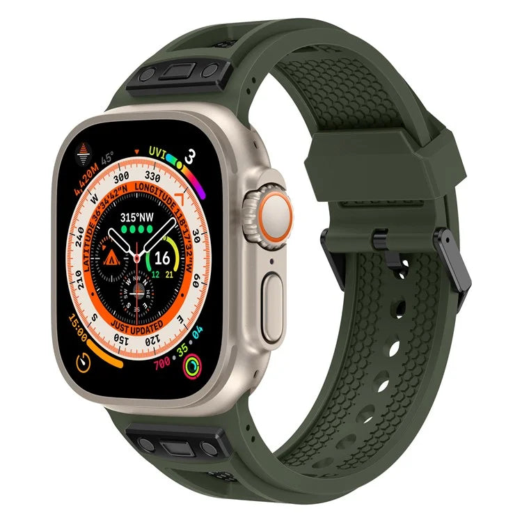 KALEBOL For Apple Watch 10 46mm / Ultra 2 / Ultra 49mm / 9 8 7 45mm / SE (2023) SE (2022) SE 6 5 4 44mm / 3 2 1 42mm Honeycomb Watch Band