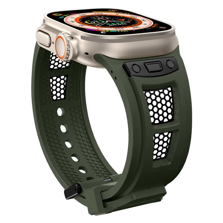 KALEBOL For Apple Watch 10 46mm / Ultra 2 / Ultra 49mm / 9 8 7 45mm / SE (2023) SE (2022) SE 6 5 4 44mm / 3 2 1 42mm Honeycomb Watch Band