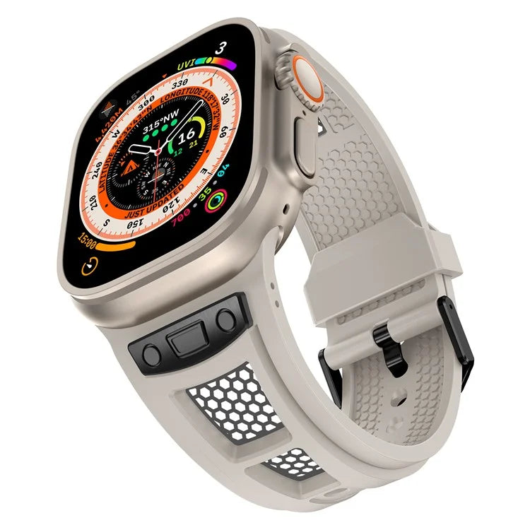 KALEBOL For Apple Watch 10 46mm / Ultra 2 / Ultra 49mm / 9 8 7 45mm / SE (2023) SE (2022) SE 6 5 4 44mm / 3 2 1 42mm Honeycomb Watch Band