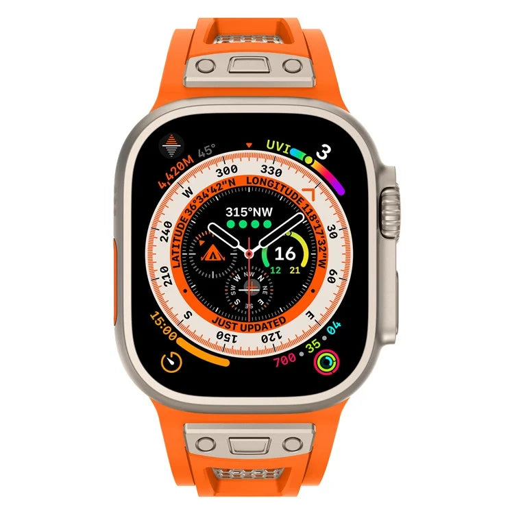 KALEBOL For Apple Watch 10 46mm / Ultra 2 / Ultra 49mm / 9 8 7 45mm / SE (2023) SE (2022) SE 6 5 4 44mm / 3 2 1 42mm Honeycomb Watch Band