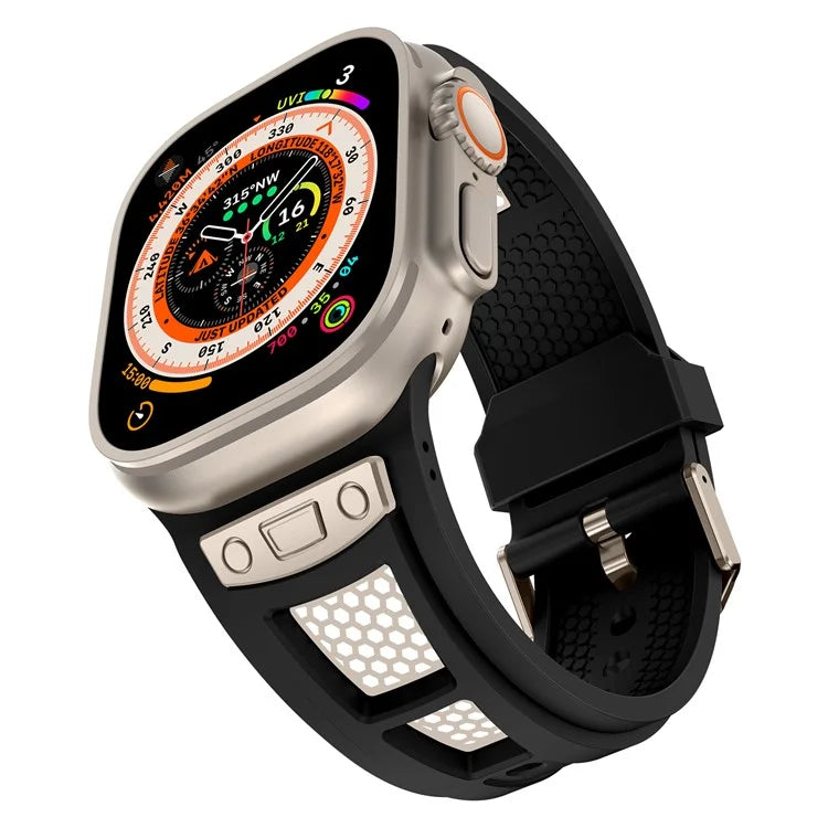 KALEBOL For Apple Watch 10 46mm / Ultra 2 / Ultra 49mm / 9 8 7 45mm / SE (2023) SE (2022) SE 6 5 4 44mm / 3 2 1 42mm Honeycomb Watch Band