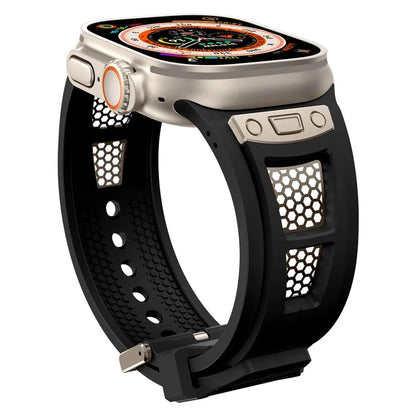 KALEBOL For Apple Watch 10 46mm / Ultra 2 / Ultra 49mm / 9 8 7 45mm / SE (2023) SE (2022) SE 6 5 4 44mm / 3 2 1 42mm Honeycomb Watch Band