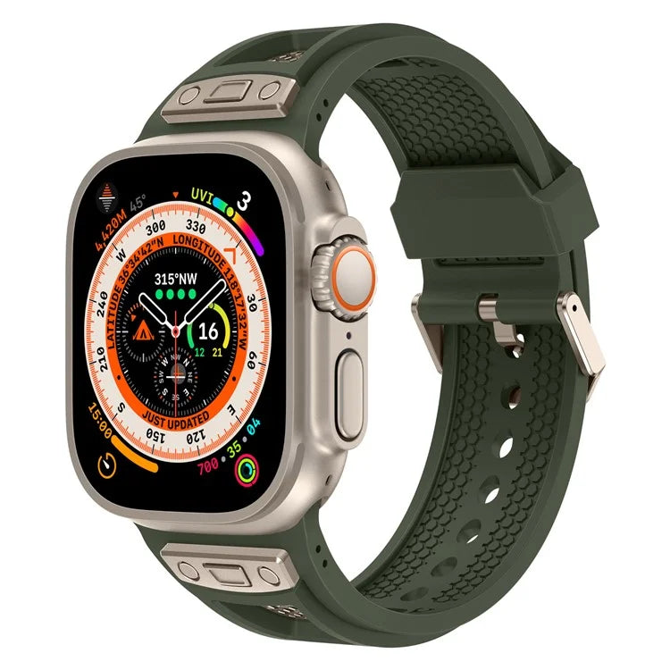 KALEBOL For Apple Watch 10 46mm / Ultra 2 / Ultra 49mm / 9 8 7 45mm / SE (2023) SE (2022) SE 6 5 4 44mm / 3 2 1 42mm Honeycomb Watch Band