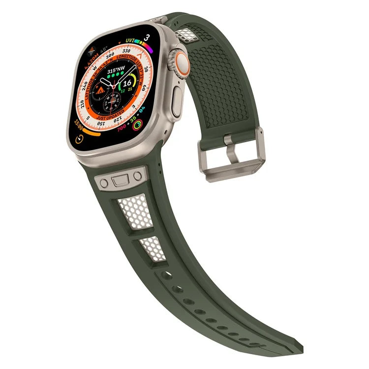 KALEBOL For Apple Watch 10 46mm / Ultra 2 / Ultra 49mm / 9 8 7 45mm / SE (2023) SE (2022) SE 6 5 4 44mm / 3 2 1 42mm Honeycomb Watch Band