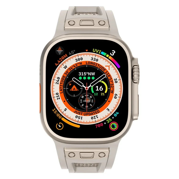 KALEBOL For Apple Watch 10 46mm / Ultra 2 / Ultra 49mm / 9 8 7 45mm / SE (2023) SE (2022) SE 6 5 4 44mm / 3 2 1 42mm Honeycomb Watch Band