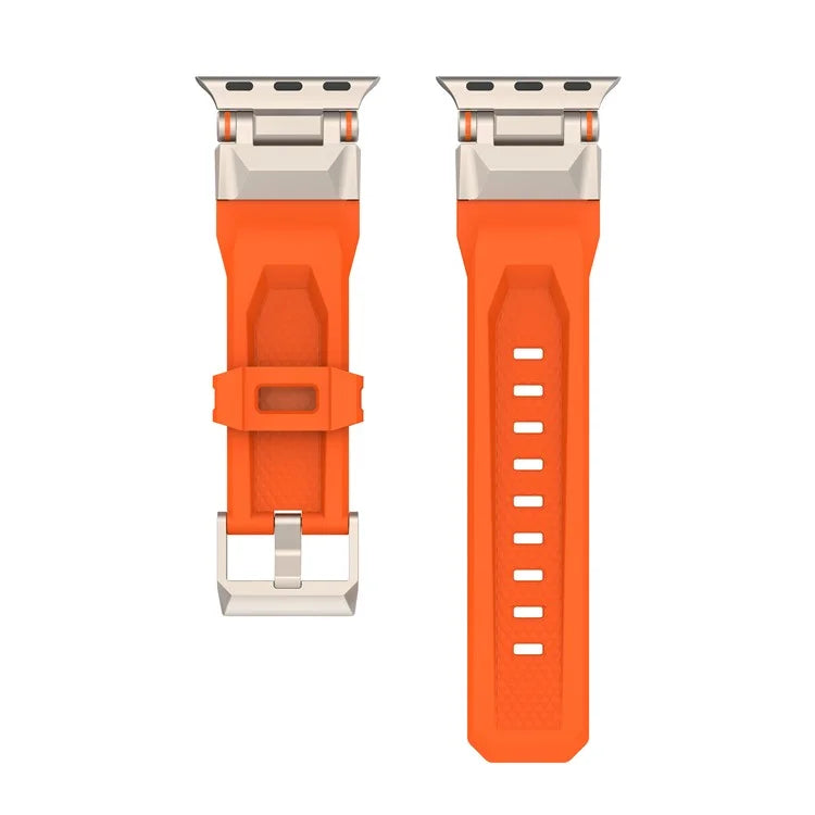 KALEBOL For Apple Watch 10 46mm / Ultra 2 / Ultra 49mm / 9 8 7 45mm / SE (2023) SE (2022) SE 6 5 4 44mm / 3 2 1 42mm TPU Watch Band