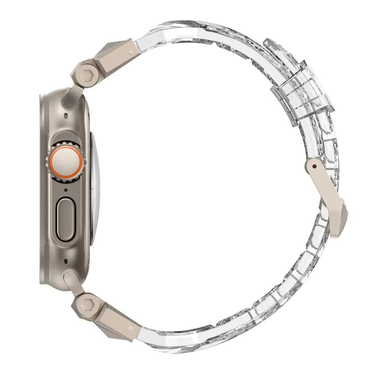 KALEBOL For Apple Watch 10 46mm / Ultra 2 / Ultra 49mm / 9 8 7 45mm / SE (2023) SE (2022) SE 6 5 4 44mm / 3 2 1 42mm TPU Watch Band