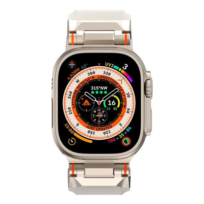 KALEBOL For Apple Watch 10 46mm / Ultra 2 / Ultra 49mm / 9 8 7 45mm / SE (2023) SE (2022) SE 6 5 4 44mm / 3 2 1 42mm TPU Watch Band