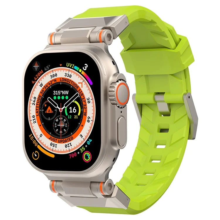 KALEBOL For Apple Watch 10 46mm / Ultra 2 / Ultra 49mm / 9 8 7 45mm / SE (2023) SE (2022) SE 6 5 4 44mm / 3 2 1 42mm TPU Watch Band