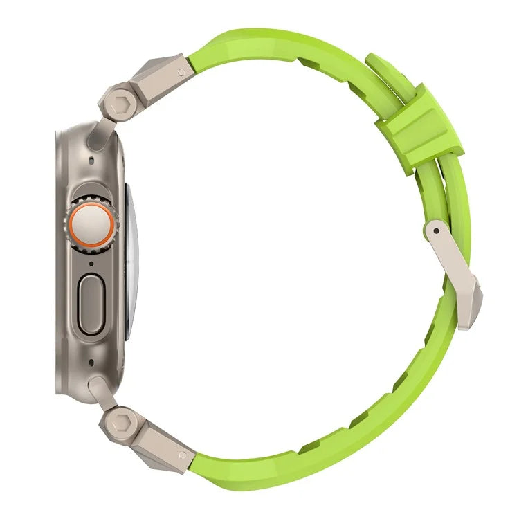 KALEBOL For Apple Watch 10 46mm / Ultra 2 / Ultra 49mm / 9 8 7 45mm / SE (2023) SE (2022) SE 6 5 4 44mm / 3 2 1 42mm TPU Watch Band