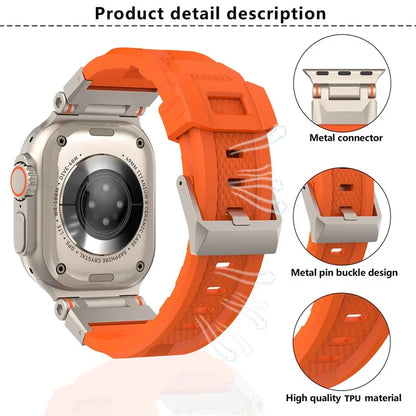 KALEBOL For Apple Watch 10 46mm / Ultra 2 / Ultra 49mm / 9 8 7 45mm / SE (2023) SE (2022) SE 6 5 4 44mm / 3 2 1 42mm TPU Watch Band