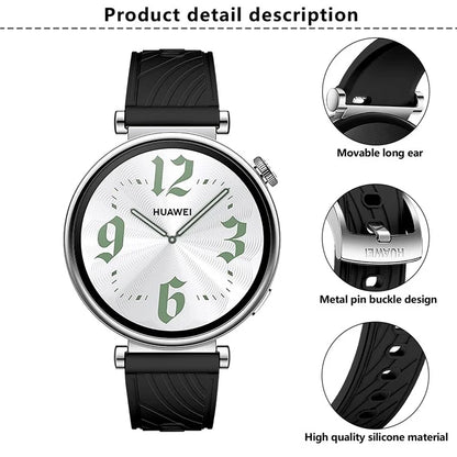 KALEBOL For Huawei Watch GT 4 41mm / Garmin Venu 3S / Asus Zenwatch 3 WI503Q Silicone Watch Band 18mm