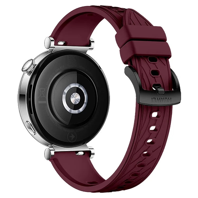 KALEBOL For Huawei Watch GT 4 41mm / Garmin Venu 3S / Asus Zenwatch 3 WI503Q Silicone Watch Band 18mm