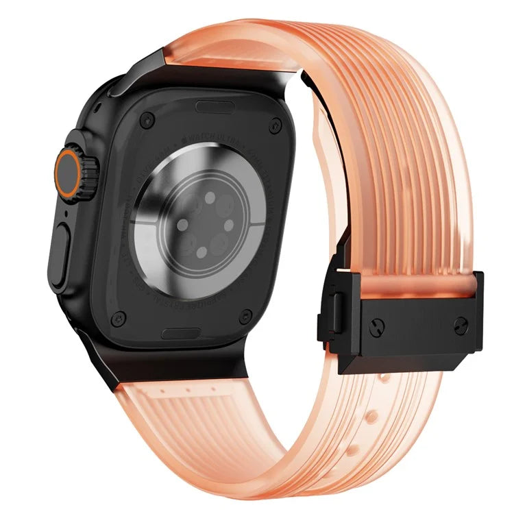 KALEBOL For Apple Watch 10 46mm / Ultra 2 / Ultra 49mm / 9 8 7 45mm / SE (2023) SE (2022) SE 6 5 4 44mm / 3 2 1 42mm Silicone Watch Band