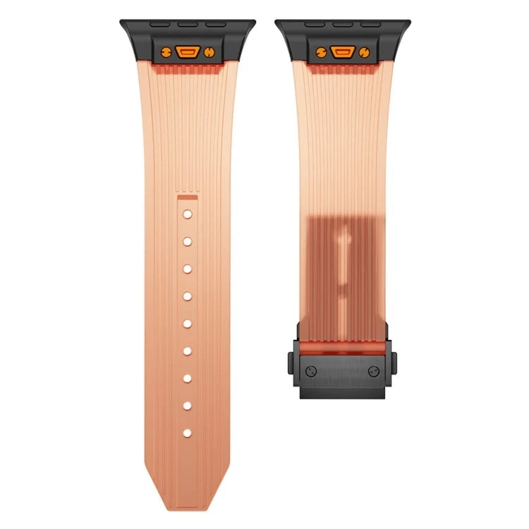 KALEBOL For Apple Watch 10 46mm / Ultra 2 / Ultra 49mm / 9 8 7 45mm / SE (2023) SE (2022) SE 6 5 4 44mm / 3 2 1 42mm Silicone Watch Band