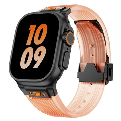 KALEBOL For Apple Watch 10 46mm / Ultra 2 / Ultra 49mm / 9 8 7 45mm / SE (2023) SE (2022) SE 6 5 4 44mm / 3 2 1 42mm Silicone Watch Band