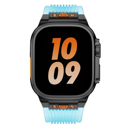KALEBOL For Apple Watch 10 46mm / Ultra 2 / Ultra 49mm / 9 8 7 45mm / SE (2023) SE (2022) SE 6 5 4 44mm / 3 2 1 42mm Silicone Watch Band