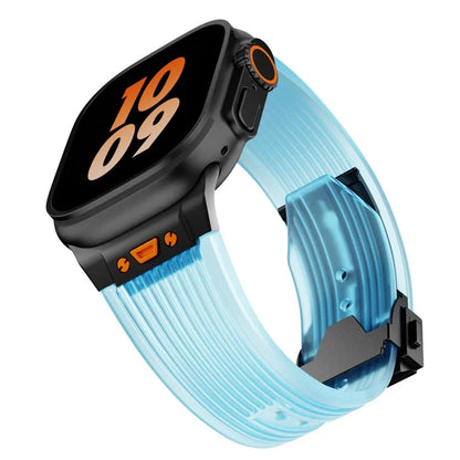 KALEBOL For Apple Watch 10 46mm / Ultra 2 / Ultra 49mm / 9 8 7 45mm / SE (2023) SE (2022) SE 6 5 4 44mm / 3 2 1 42mm Silicone Watch Band