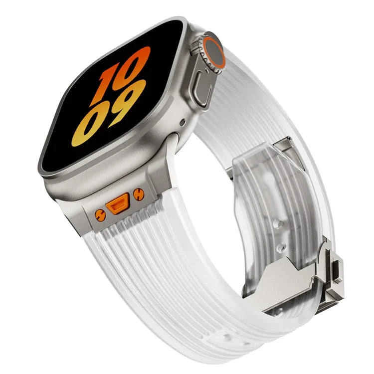 KALEBOL For Apple Watch 10 46mm / Ultra 2 / Ultra 49mm / 9 8 7 45mm / SE (2023) SE (2022) SE 6 5 4 44mm / 3 2 1 42mm Silicone Watch Band