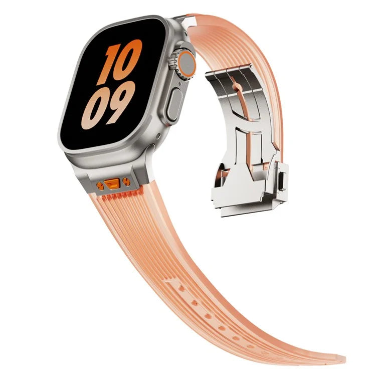 KALEBOL For Apple Watch 10 46mm / Ultra 2 / Ultra 49mm / 9 8 7 45mm / SE (2023) SE (2022) SE 6 5 4 44mm / 3 2 1 42mm Silicone Watch Band