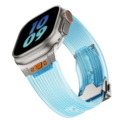 KALEBOL For Apple Watch 10 46mm / Ultra 2 / Ultra 49mm / 9 8 7 45mm / SE (2023) SE (2022) SE 6 5 4 44mm / 3 2 1 42mm Silicone Watch Band