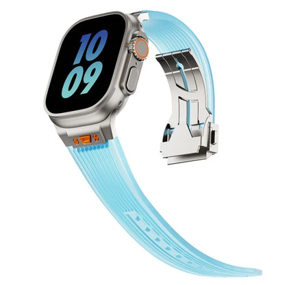 KALEBOL For Apple Watch 10 46mm / Ultra 2 / Ultra 49mm / 9 8 7 45mm / SE (2023) SE (2022) SE 6 5 4 44mm / 3 2 1 42mm Silicone Watch Band