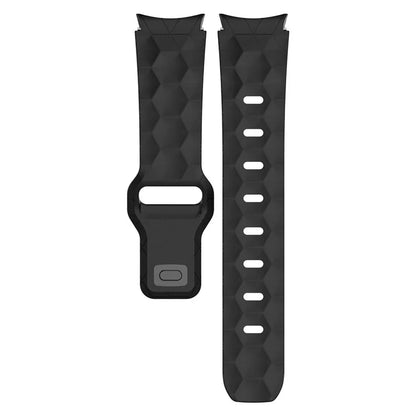 For Samsung Galaxy Watch FE 40mm / Watch6 / Watch6 Classic / Watch 5 / Watch 5 Pro Silicone Watch Band Football Pattern