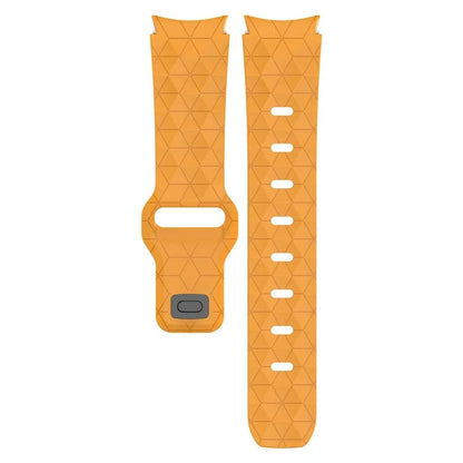 For Samsung Galaxy Watch FE 40mm / Watch6 / Watch6 Classic / Watch 5 / Watch 5 Pro Silicone Watch Band Football Pattern