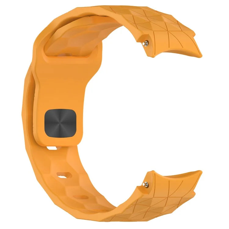 For Samsung Galaxy Watch FE 40mm / Watch6 / Watch6 Classic / Watch 5 / Watch 5 Pro Silicone Watch Band Football Pattern