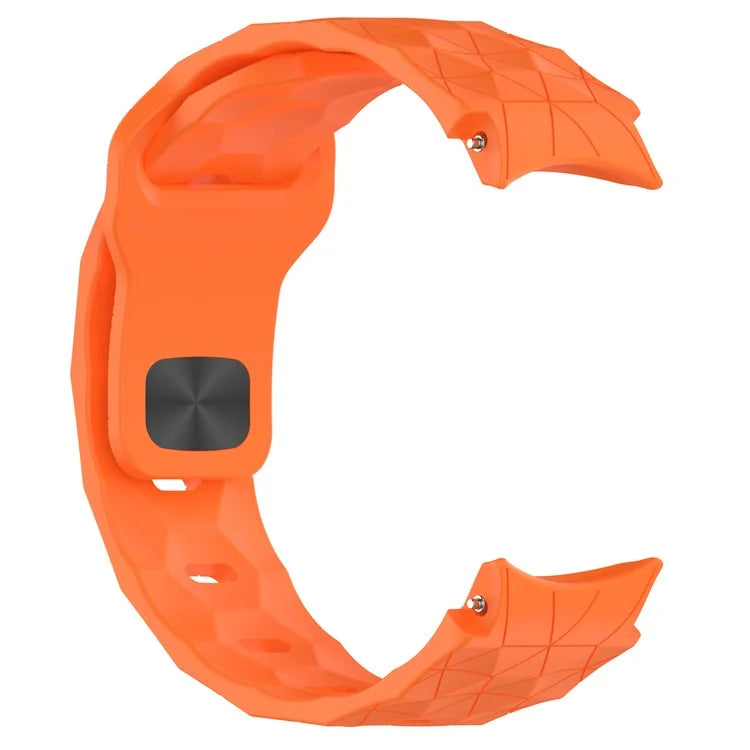 For Samsung Galaxy Watch FE 40mm / Watch6 / Watch6 Classic / Watch 5 / Watch 5 Pro Silicone Watch Band Football Pattern