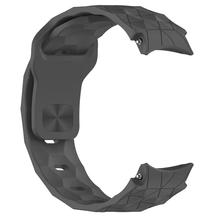 For Samsung Galaxy Watch FE 40mm / Watch6 / Watch6 Classic / Watch 5 / Watch 5 Pro Silicone Watch Band Football Pattern