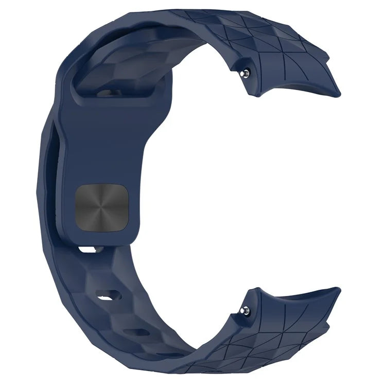For Samsung Galaxy Watch FE 40mm / Watch6 / Watch6 Classic / Watch 5 / Watch 5 Pro Silicone Watch Band Football Pattern