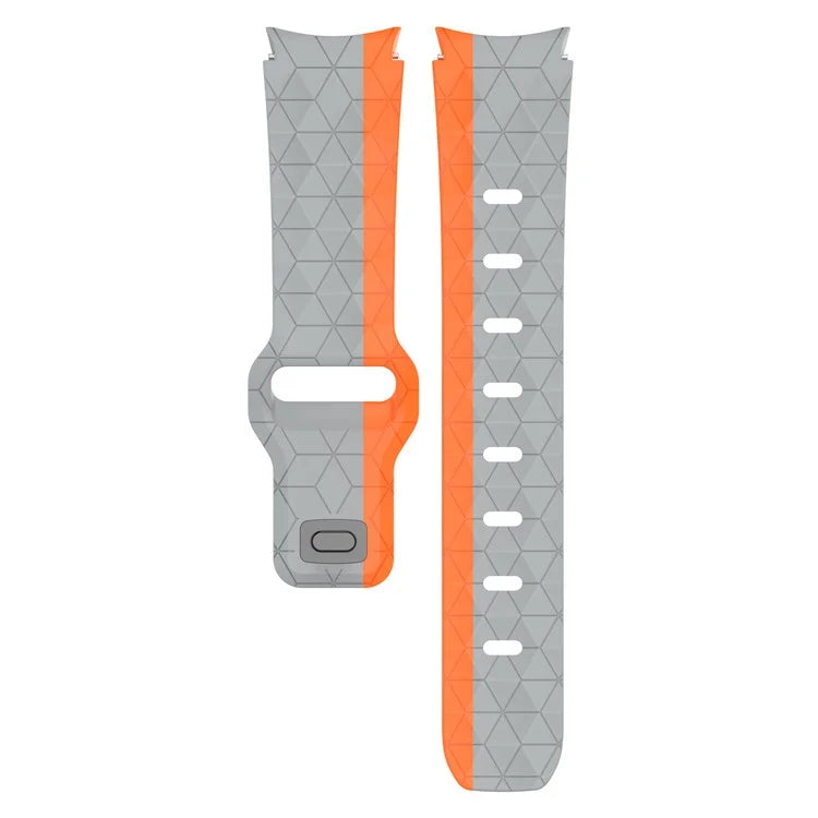 For Samsung Galaxy Watch FE 40mm / Watch6 / Watch6 Classic / Watch 5 / Watch 5 Pro Silicone Watch Band Football Pattern