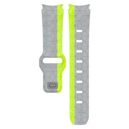 For Samsung Galaxy Watch FE 40mm / Watch6 / Watch6 Classic / Watch 5 / Watch 5 Pro Silicone Watch Band Football Pattern