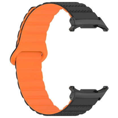 For Samsung Galaxy Watch Ultra 47mm Magnetic Silicone Watch Band Replacement Strap