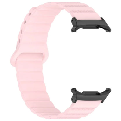 For Samsung Galaxy Watch Ultra 47mm Magnetic Silicone Watch Band Replacement Strap