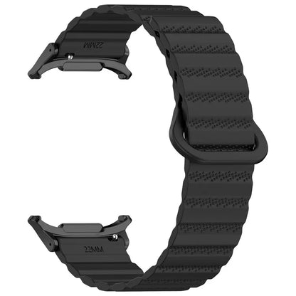 For Samsung Galaxy Watch Ultra 47mm Magnetic Silicone Watch Band Replacement Strap