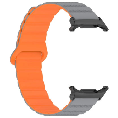 For Samsung Galaxy Watch Ultra 47mm Magnetic Silicone Watch Band Replacement Strap