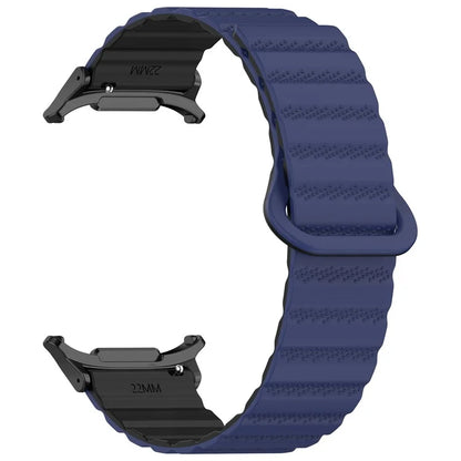 For Samsung Galaxy Watch Ultra 47mm Magnetic Silicone Watch Band Replacement Strap
