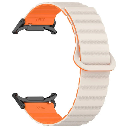 For Samsung Galaxy Watch Ultra 47mm Magnetic Silicone Watch Band Replacement Strap