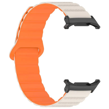 For Samsung Galaxy Watch Ultra 47mm Magnetic Silicone Watch Band Replacement Strap