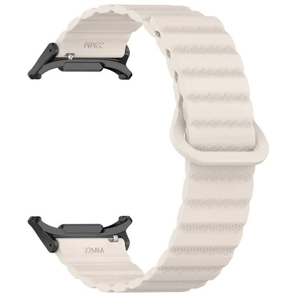 For Samsung Galaxy Watch Ultra 47mm Magnetic Silicone Watch Band Replacement Strap