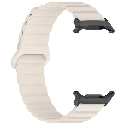 For Samsung Galaxy Watch Ultra 47mm Magnetic Silicone Watch Band Replacement Strap