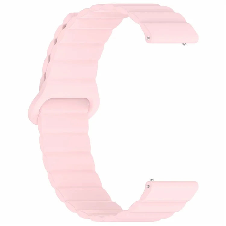 For Garmin Vivoactive 5 Magnetic Silicone Watch Band 20mm Adjustable Replacement Strap